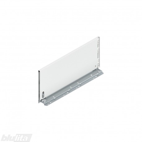 LEGRABOX pure stalčiaus šonas 500&nbsp;mm, F aukštis, baltos „Silk“ spalvos, kairys