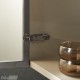 Lanksto komplektas 95° išorinis, kryžminė reg. plokštelė, nikelio spalvos, su BLUMOTION (973A0500), aliuminio fasadams