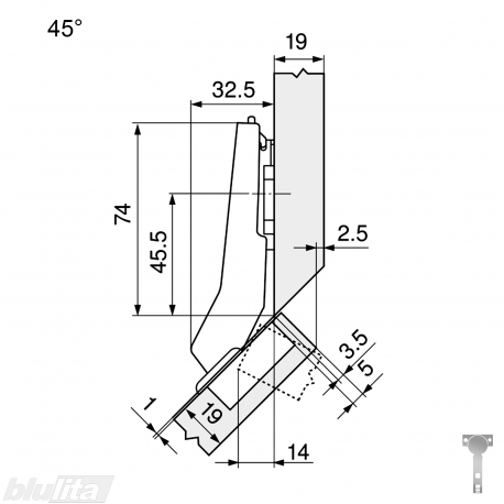 CLIP top lanksto komplektas N9