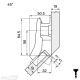 CLIP top lanksto komplektas N24, juodas ONYX
