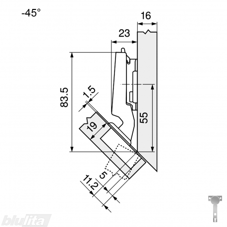 CLIP top lanksto komplektas N27