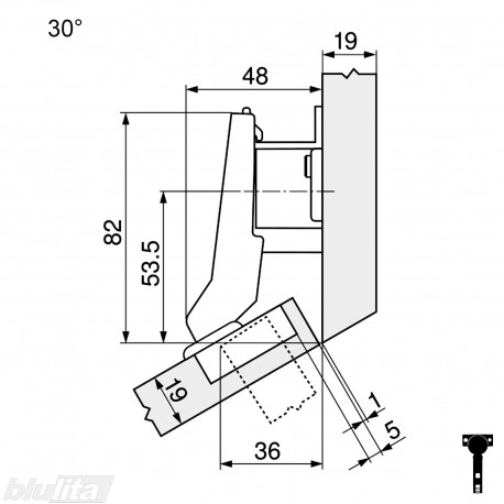 CLIP top lanksto komplektas N20