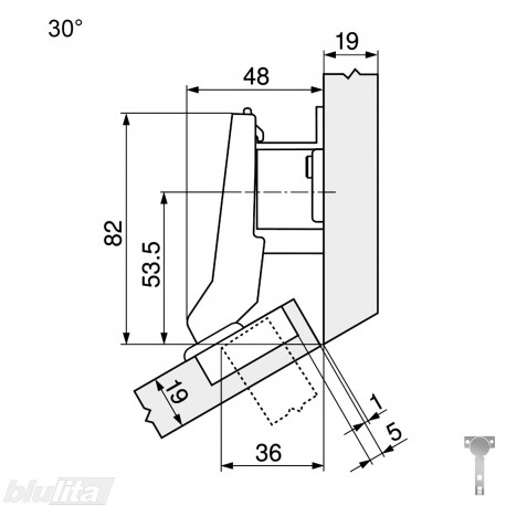 CLIP top lanksto komplektas N20