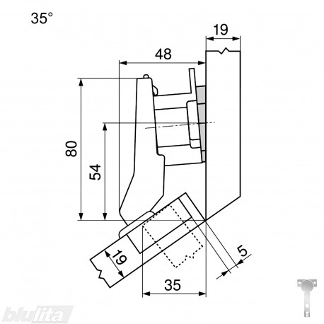 CLIP top lanksto komplektas N58, juodas ONYX