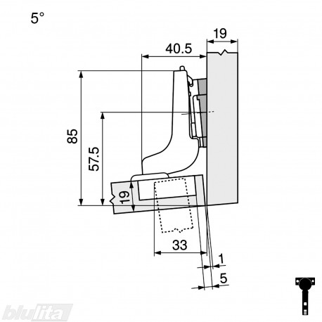 CLIP top lanksto komplektas N15