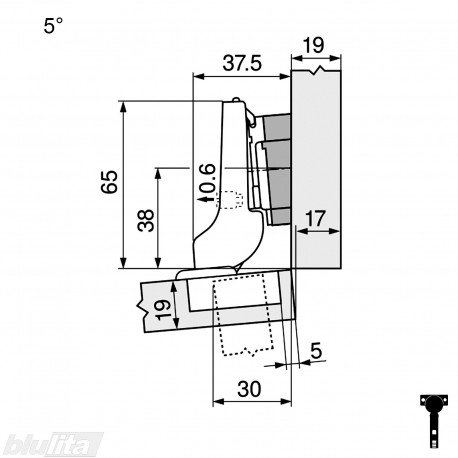 CLIP top lanksto komplektas N15