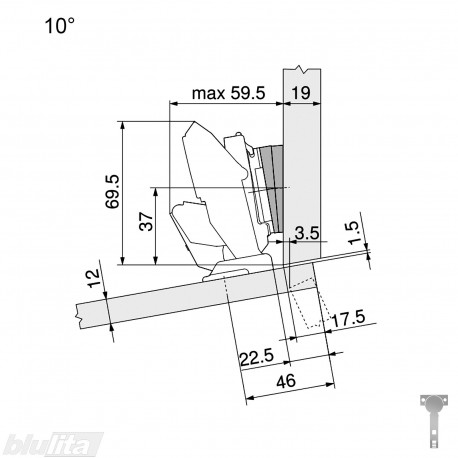 CLIP top lanksto komplektas ploniems fasadams N116
