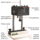 Klein gręžimo įrenginys „Trimatic 22,4“, skirtas Lamello „Cabineo“ jungtims, be frezų