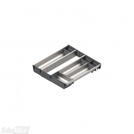ORGA-LINE nerūdijančių plieninių įrankių dėklų komplektas, stalčiaus gylis NL 450 mm, korpuso plotis KB&nbsp;450&nbsp;mm