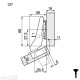 CLIP top lanksto komplektas N20