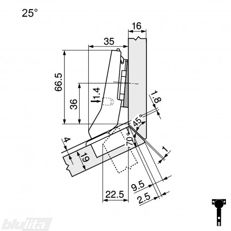 CLIP top lanksto komplektas N20