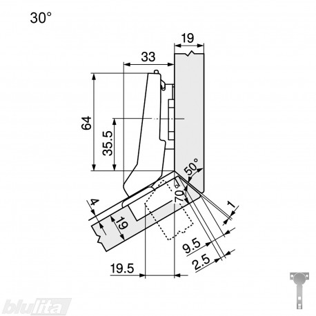 CLIP top lanksto komplektas N58, juodas ONYX