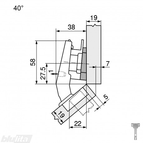 CLIP top lanksto komplektas N108