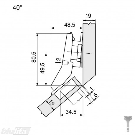 CLIP top lanksto kompelktas N23