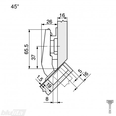 CLIP top lanksto komplektas N108