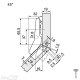 CLIP top lanksto komplektas N60