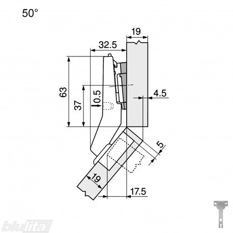 CLIP top lanksto komplektas N54