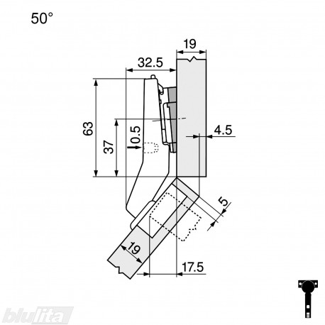 CLIP top lanksto komplektas N54