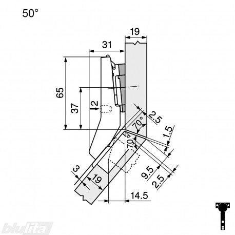 CLIP top lanksto komplektas N61