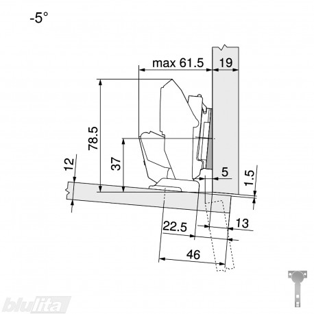 CLIP top lanksto komplektas ploniems fasadams N114