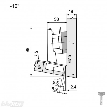CLIP top lanksto komplektas N14