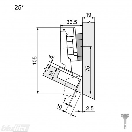 CLIP top lanksto komplektas N11