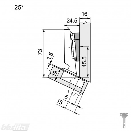 CLIP top lanksto komplektas N31
