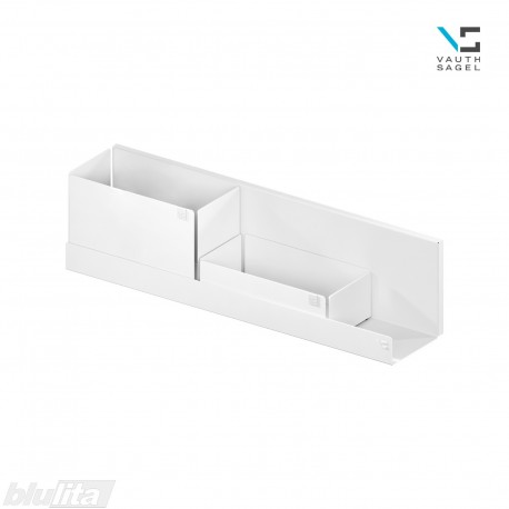 VS ADD BOARD BOX lentyna su metalinėmis dėžutėmis, plotis&nbsp;535 mm, balta matinė „White“