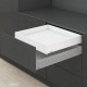 LEGRABOX M vidinio stalčiaus komplektas, NL&nbsp;550&nbsp;mm, 40&nbsp;kg, TIP-ON BLUMOTION, baltas „Silk“