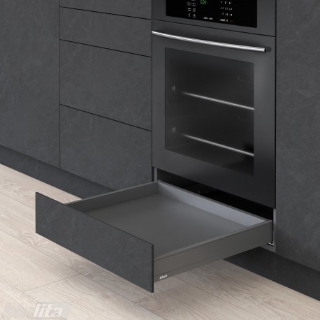 LEGRABOX N stalčiaus komplektas, NL&nbsp;400&nbsp;mm, 40&nbsp;kg, BLUMOTION, pilkas „Orion“, EXPANDO&nbsp;T